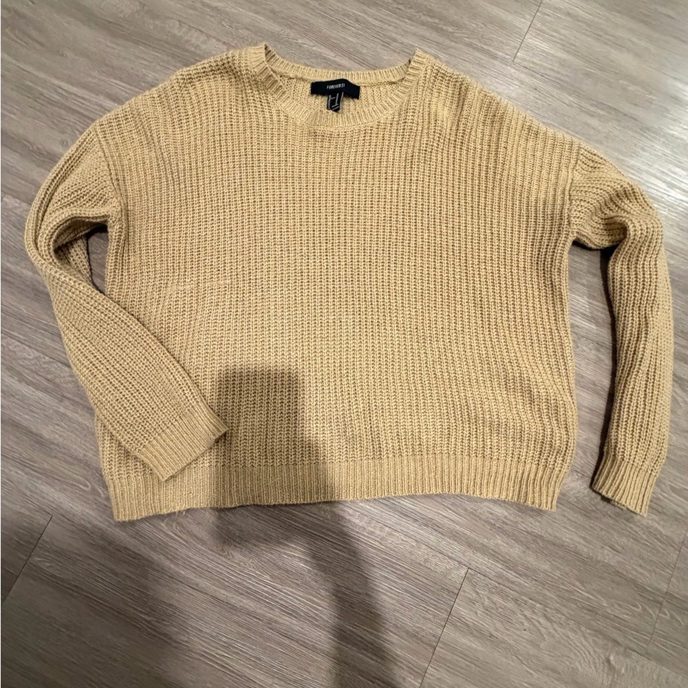 Tan Knit Sweater